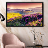Mountain  Sunrise Framed Canvas Prints Wall Art Decor, Framed Picture, Floating Frame