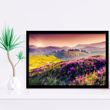 Mountain  Sunrise Framed Art Prints Wall Art Decor, Framed Picture, Home Decor