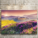 Mountain  Sunrise Canvas Prints Wall Art Decor - Painting Canvas,Home Decor, Ready to Hang