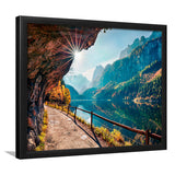 Mountains And Lake Framed Art Prints Wall Art Decor, Framed Picture, Home Decor