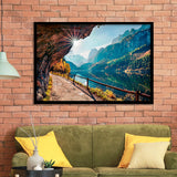 Mountains And Lake Framed Art Prints Wall Art Decor, Framed Picture, Home Decor