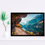 Mountains And Lake Framed Art Prints Wall Art Decor, Framed Picture, Home Decor