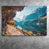 Mountains And Lake Canvas Prints Wall Art Decor - Painting Canvas,Home Decor, Ready to Hang