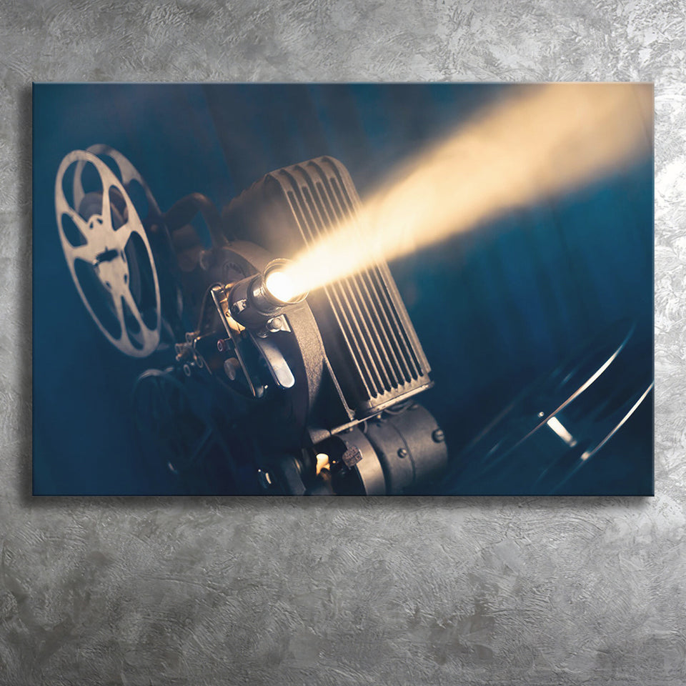Movie Projector Canvas Prints Wall Art Decor - Paiting Canvas, Art Prints, Wall Decor, For Sale