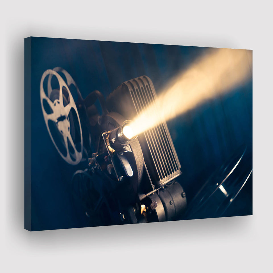 Movie Projector Canvas Prints Wall Art Decor - Paiting Canvas, Art Prints, Wall Decor, For Sale
