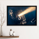Movie Projector Framed Canvas Prints Wall Art Decor - Paiting Canvas, Art Prints, Floating Frame
