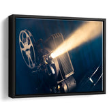 Movie Projector Framed Canvas Prints Wall Art Decor - Paiting Canvas, Art Prints, Floating Frame
