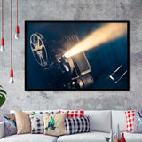 Movie Projector Framed Art Prints Wall Decor - Painting Prints, Framed Picture, Home Decor