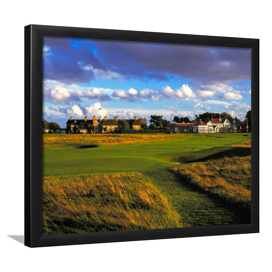 Muirfield Golf Club Hole 18, Gullane, Scotland, Golf Sport Print, Golf Lover, Framed Art Prints Home Decor