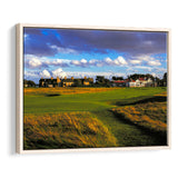 Muirfield Golf Club Hole 18, Gullane, Scotland, Golf Art Print, Framed Canvas Prints Wall Art Decor, Floating Frame