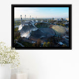 Munich Olympic Stadium, Stadium Canvas, Sport Art, Gift for him, Framed Canvas Prints Wall Art Decor, Framed Picture