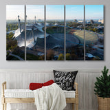 Munich Olympic Stadium, Stadium Canvas, Sport Art, Gift for him, Multi Panels B, Canvas Prints Wall Art Decor
