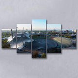 Munich Olympic Stadium, Stadium Canvas, Sport Art, Large Canvas, Multi Panels, Canvas Prints Wall Art Decor