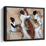 Music Jazz Musical Instruments Wall Decor Framed Canvas Prints Wall Art Decor, Framed Picture, Floating Frame