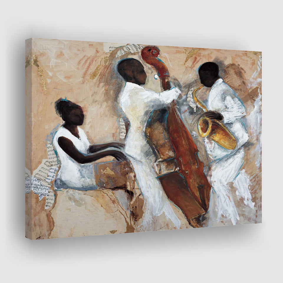 Music Jazz Musical Instruments Wall Decor Canvas Prints Wall Art Decor - Painting Canvas,Home Decor, Ready to Hang
