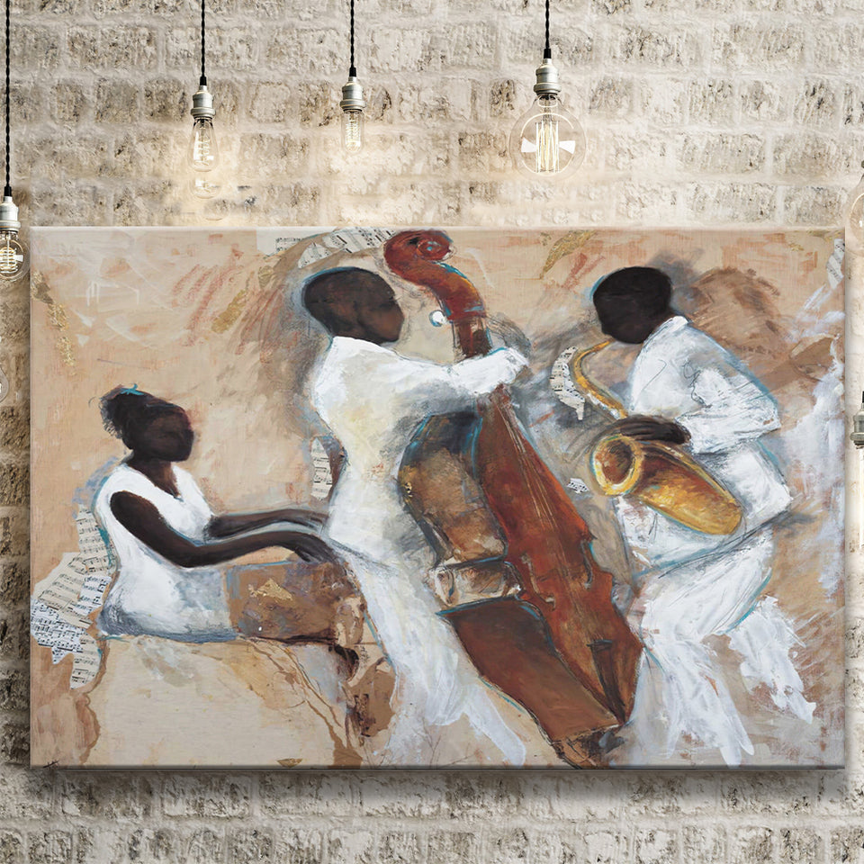 Music Jazz Musical Instruments Wall Decor Canvas Prints Wall Art Decor - Painting Canvas,Home Decor, Ready to Hang