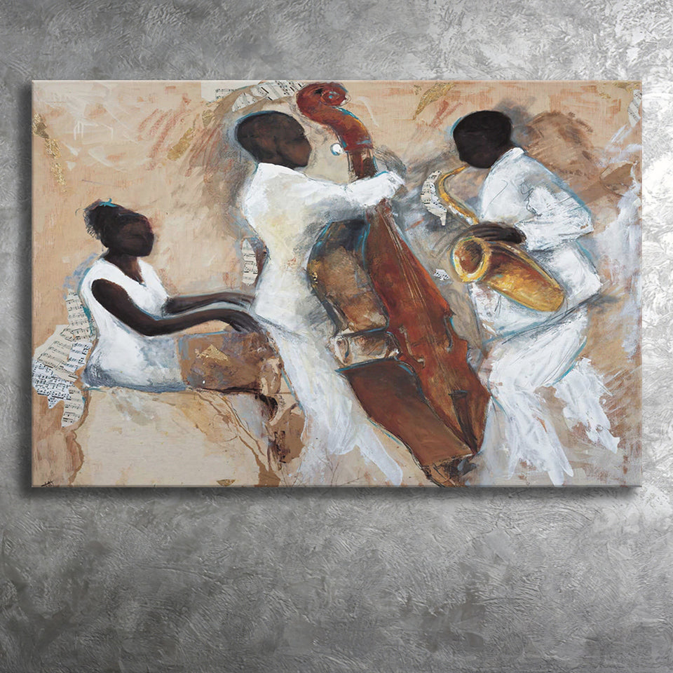 Music Jazz Musical Instruments Wall Decor Canvas Prints Wall Art Decor - Painting Canvas,Home Decor, Ready to Hang
