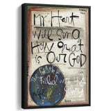 My Heart Will Sing Framed Canvas Prints - Painting Canvas, Framed Art, Prints for Sale, Wall Art, Wall Decor