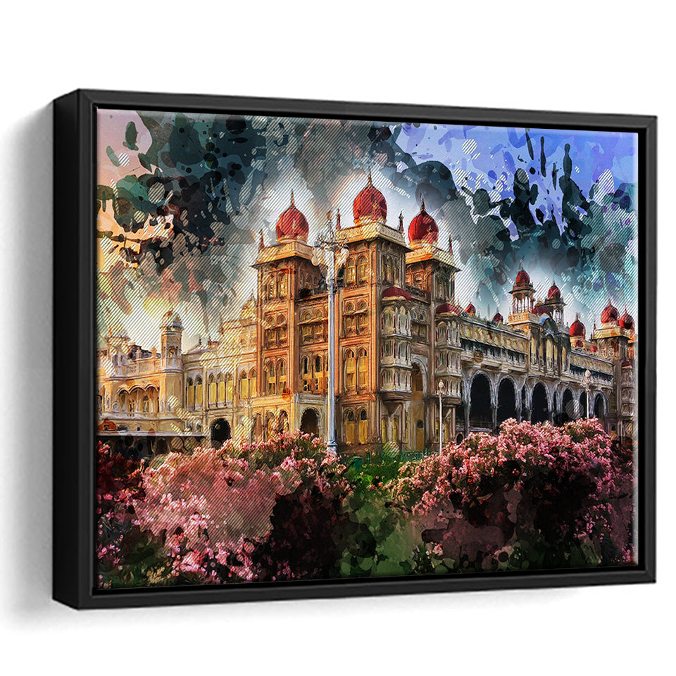 Mysuru Framed Canvas Prints Wall Art Decor - Painting Canvas, Framed Picture, Home Decor
