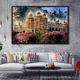 Mysuru Framed Canvas Prints Wall Art Decor - Painting Canvas, Framed Picture, Home Decor