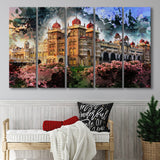 Mysuru 5 Piece B Canvas Prints Wall Art Decor, Multi Panels,Large Canvas, Home Decor