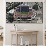 NC State Wolfpack Stadium Canvas Prints Carter Finley Stadium Wall,Multi Panels B,Sport Stadium Art Prints, Fan Gift