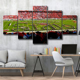 NC State Wolfpack Wall Art Carter Finley Stadium,Multi Panels,Sport Stadium Art Prints, Fan Gift