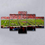 NC State Wolfpack Wall Art Carter Finley Stadium,Multi Panels,Sport Stadium Art Prints, Fan Gift