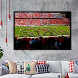 NC State Wolfpack Wall Art Carter Finley Stadium,Sport Stadium Art Prints, Fan Gift, Wall Decor