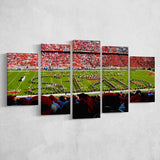NC State Wolfpack Wall Art Carter Finley Stadium,Multi Panels,Sport Stadium Art Prints, Fan Gift