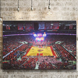 NC State Wolfpacks Stadium Canvas Prints PNC Arena Wall Art,Sport Stadium Art Prints, Fan Gift, Wall Decor