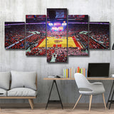 NC State Wolfpacks Stadium Canvas Prints PNC Arena Wall Art,Multi Panels,Sport Stadium Art Prints, Fan Gift