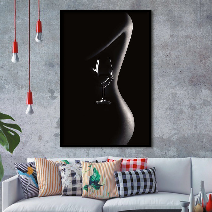 Noir Beauty Framed Art Prints Wall Decor - Art Prints, Framed Picture,For Sale, Ready to hang