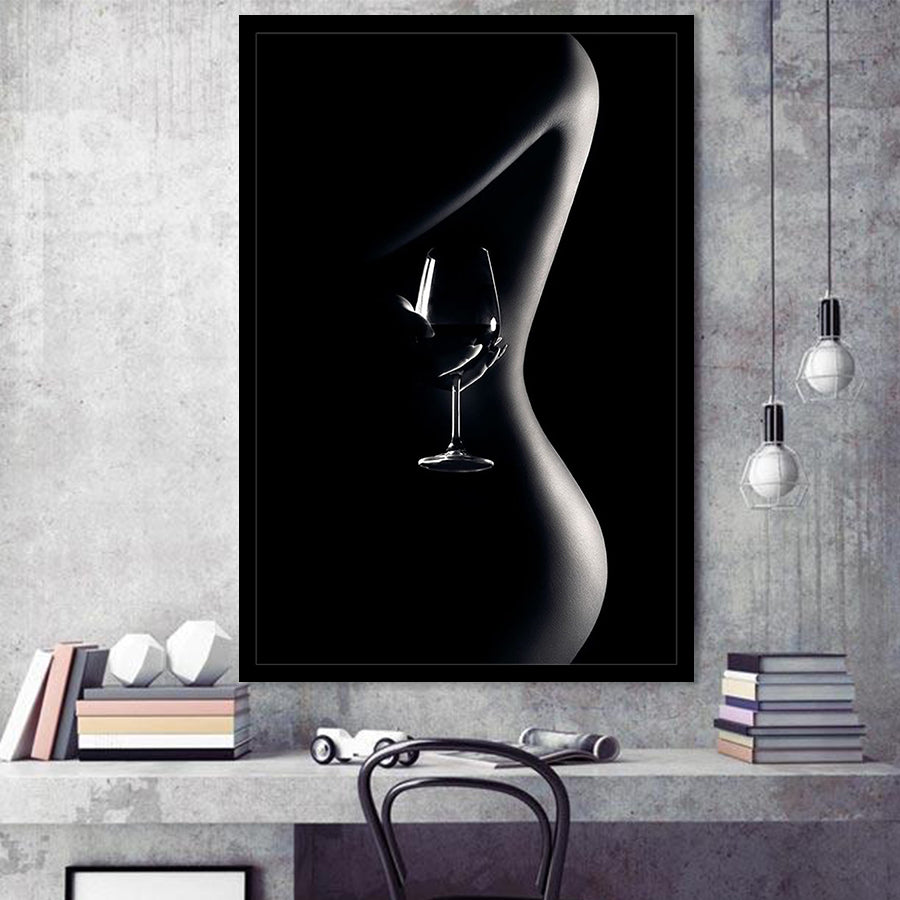 Noir Beauty Framed Art Prints Wall Decor - Art Prints, Framed Picture,For Sale, Ready to hang