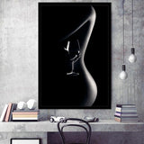 Noir Beauty Framed Art Prints Wall Decor - Art Prints, Framed Picture,For Sale, Ready to hang