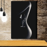 Noir Beauty Canvas Prints Wall Art Home Decor - Painting Canvas,Art Prints, Ready to hang