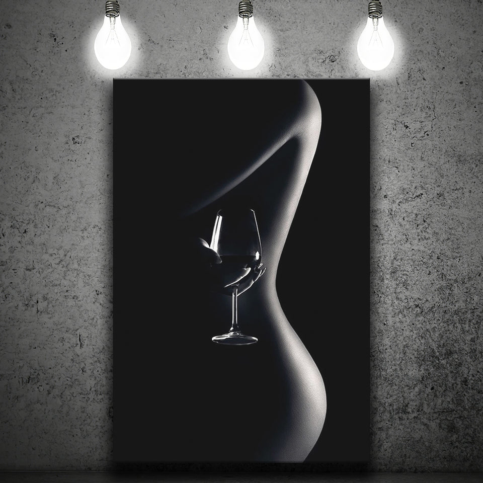 Noir Beauty Canvas Prints Wall Art Home Decor - Painting Canvas,Art Prints, Ready to hang