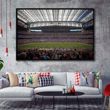 NRG Stadium Framed Canvas Prints Reliant Park Wall Art Houston,Sport Stadium Art Prints, Fan Gift