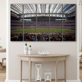 NRG Stadium Canvas Prints Reliant Park Wall Art Houston,Multi Panels B,Sport Stadium Art Prints, Fan Gift