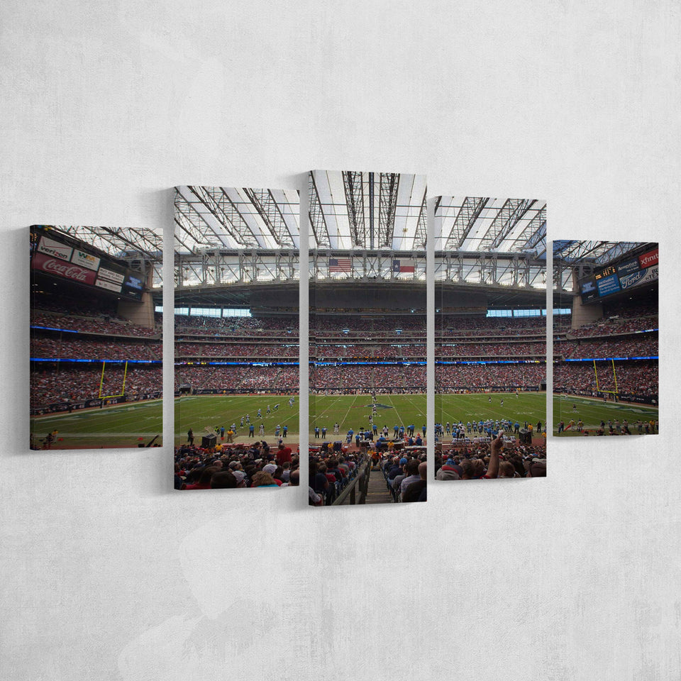 NRG Stadium Canvas Prints Reliant Park Wall Art Houston,Multi Panels,Sport Stadium Art Prints, Fan Gift