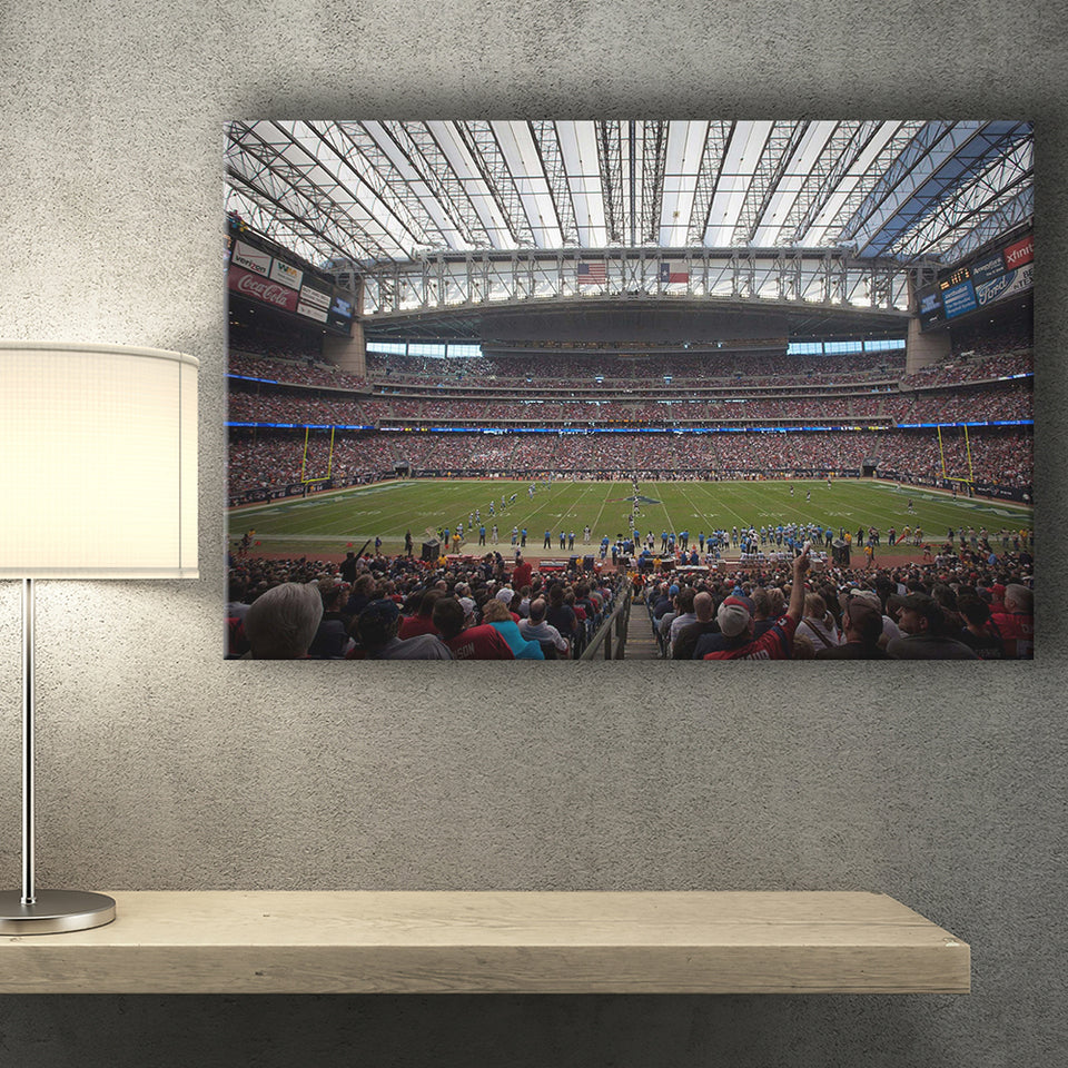 NRG Stadium Canvas Prints Reliant Park Wall Art Houston,Sport Stadium Art Prints, Fan Gift, Wall Decor