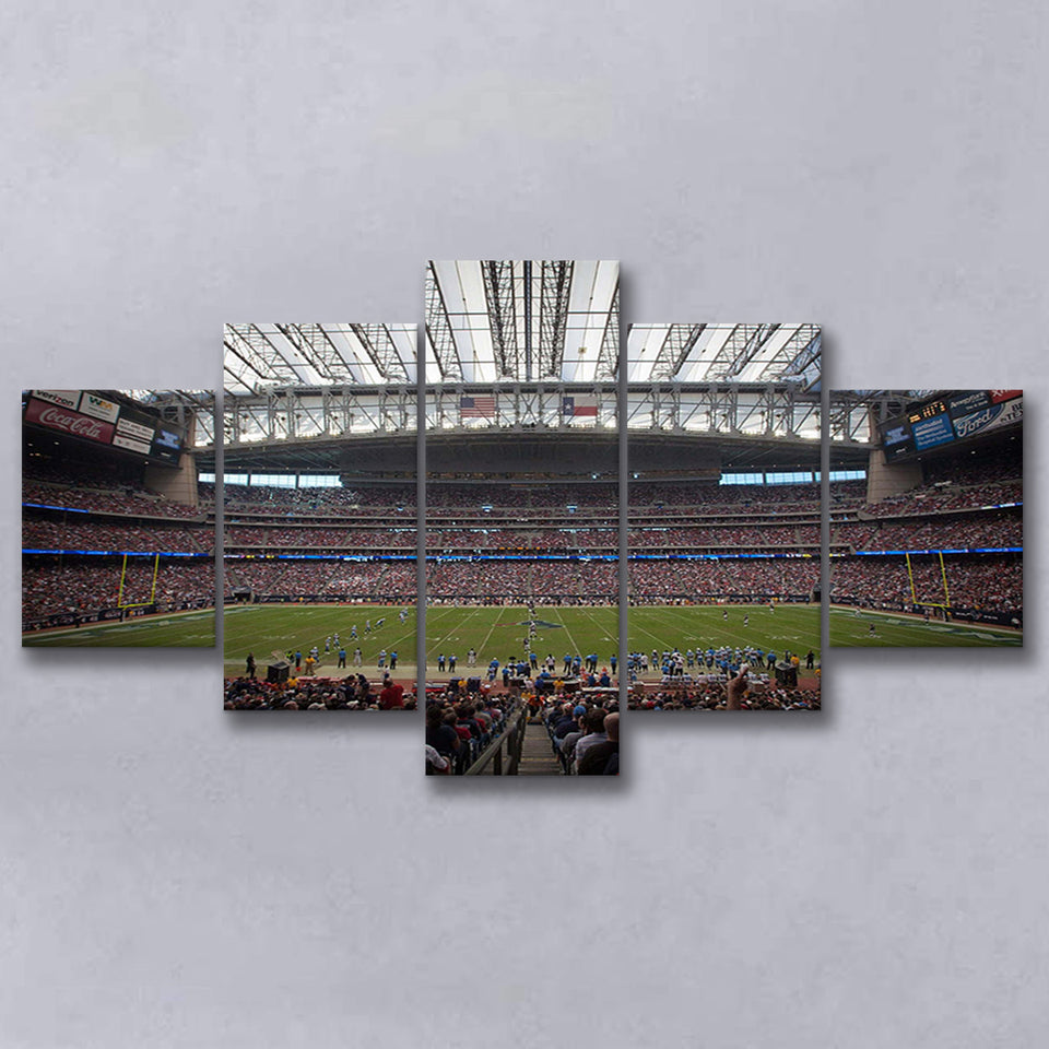 NRG Stadium Canvas Prints Reliant Park Wall Art Houston,Multi Panels,Sport Stadium Art Prints, Fan Gift