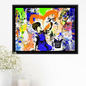 Nurse Superhero Coloful Gift Framed Canvas Prints Wall Art Decor - Painting Canvas, Floating Frame, Framed Picture