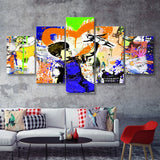 Nurse Superhero Coloful Gift Canvas 5 Pieces Prints Wall Art Decor - Painting Canvas, Multi Panels, Canvas Print