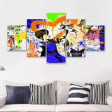 Nurse Superhero Coloful Gift Canvas 5 Pieces Prints Wall Art Decor - Painting Canvas, Multi Panels, Canvas Print