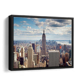 Nyc Empire Framed Canvas Wall Art - Framed Prints, Prints for Sale, Canvas Painting