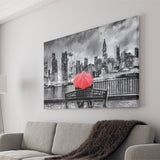 Ny In Love In Red Canvas Wall Art - Canvas Prints, Prints for Sale, Canvas Painting, Canvas On Sale