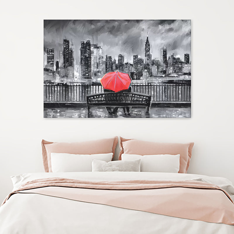 Ny In Love In Red Canvas Wall Art - Canvas Prints, Prints for Sale, Canvas Painting, Canvas On Sale