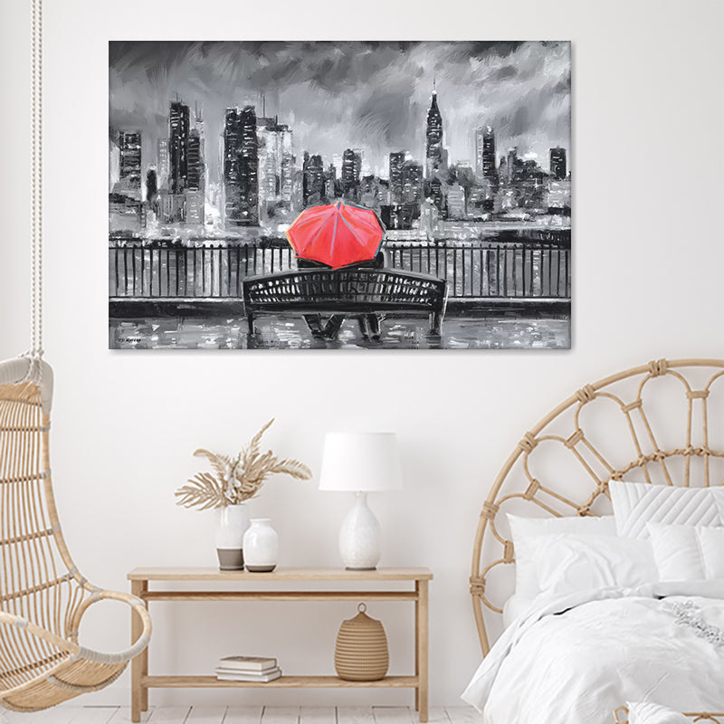Ny In Love In Red Canvas Wall Art - Canvas Prints, Prints for Sale, Canvas Painting, Canvas On Sale