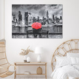 Ny In Love In Red Canvas Wall Art - Canvas Prints, Prints for Sale, Canvas Painting, Canvas On Sale